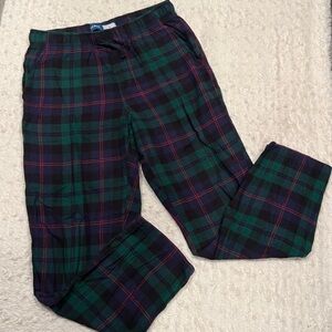 Plaid pajama pants
